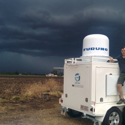 Dr Joshua Soderholm ... undertook a two-year field campaign to help develop his thunderstorm map